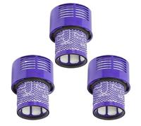 Filtro Lavable Grande Compatible Con Aspiradora Inalámbrica Dyson V10 Sv12 Cyclone Animal Absolute Total Clean. Reemplazo De Filtro.(3pcs)
