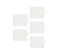 Filtro Lavable para Conga 7490 X-TREME y para Modelos GENESIS, Partes de Aspiradora Alta Eficiencia, Protección Motor Reutilizable, Dimensiones 75x61x9mm, 5 Unidades Incluidas