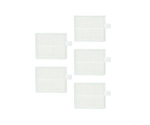 Filtro Lavable para Conga 7490 X-TREME y para Modelos GENESIS, Partes de Aspiradora Alta Eficiencia, Protección Motor Reutilizable, Dimensiones 75x61x9mm, 5 Unidades Incluidas