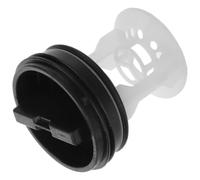 Filtro Lavadora Tapón de Desagüe Plástico ABS para Bomba, Lavadora | Malla Filtrante, Cubierta Asa Superior, Compatible con Lavadora y Reparaciones, sin Tornillos