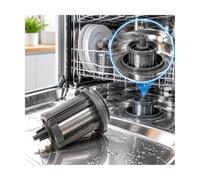 Filtro Lavavajillas para Indesit DFO3T133 2018-2023,Equipos Filtración Fina | Construcción Duradera Malla Fina Captura Eficiente Residuos Ajuste Seguro Fácil Mantenimiento Larga Vida Útil Rendimiento