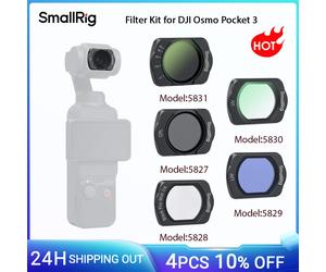 Filtro magnético CPL/UV SmallRig, efecto 1/4, niebla negra/filtro de reducción de contaminación ligera, filtro ND2-ND32 para DJI Osmo Pocket 3