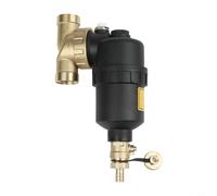 Filtro magnético de acero inoxidable para circuitos de calefacción con carcasa de latón de plástico de ingeniería y nivel de filtración de 1 etapa (DN25)
