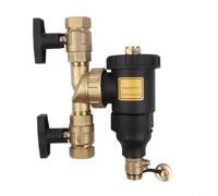 Filtro magnético de caldera DN20 DN25 DN32 separador de suciedad roscado para calefacción central, purificación de agua, reducción de óxido y cal (válvula macho DN25/1)