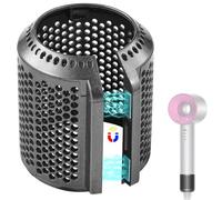 Filtro magnético de repuesto para secador de pelo Dyson Supersonic HD01 HD03 HD08 HD15, accesorio de reparación de malla para secador de pelo (gris metálico)