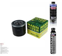 FILTRO MANN De Aceite W 811/80 + LIQUI MOLY Cera Tec 3721 Limpieza De Motor 2427