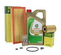 Filtro Mann Set +5L Castrol 5W30 Para 1.6/2.0TDI Audi A3 VW Golf 6 Passat Touran