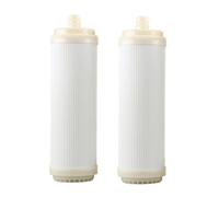 Filtro membrana ultrafiltración fibra hueca UF 10 pulgadas, membrana alto flujo 0,01 micrómetros, filtro agua repuesto para fregadero (2 unidades)