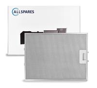 Filtro metálico AllSpares para campanas extractoras, apto, entre otros, para Bos
