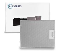 Filtro metálico AllSpares para campanas extractoras, apto para ATAG ETNA Pelgrim