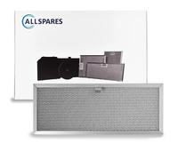 Filtro metálico AllSpares para campanas extractoras, apto para los modelos Novy