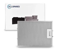 Filtro metálico AllSpares para campanas extractoras, apto para Novy 606-8030 (31