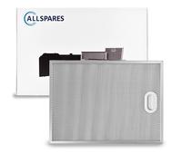 Filtro metálico AllSpares para campanas extractoras, compatible con ATAG 15741 /