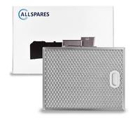 Filtro metálico AllSpares para campanas extractoras, compatible con ATAG 16078 (