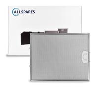 Filtro metálico AllSpares para campanas extractoras, compatible con ATAG y ETNA