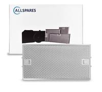 AllSpares Filtro de grasa metálico para campanas de cocina Bosch Siemens Neff Gaggenau 00434107, 434107 | 403 x 208 x 8 mm