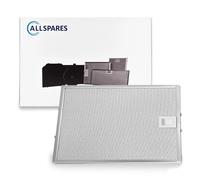 Filtro metálico AllSpares para campanas extractoras, compatible con Bosch Siemen