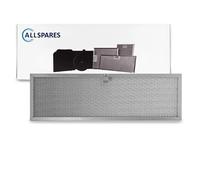 Filtro metálico AllSpares para campanas extractoras, compatible con Novy 563-801