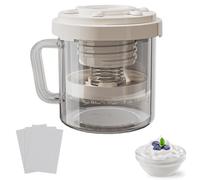Filtro multiusos para hacer yogurt con tapa, accesorio de cocina multifuncional para dormitorio, alquiler, apartamento, restaurante, negocios, hotel