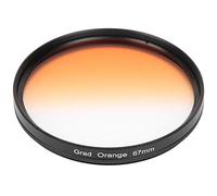 Filtro Naranja Degradado de Lente de cámara DSLR de 67 mm - para fotografía de Amanecer y Atardecer - para cámaras Canon/Nikon/Sony/Olympus/Fuji