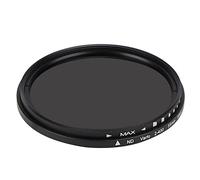 Filtro ND Variable de 55 Mm Densidad Neutra de Vidrio óptico El Uso de Este Filtro Controla de Manera Más Sencilla la Apertura y El Obturador, lo Que Brinda un Enfoque de