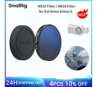 Filtro ND16 / ND32 SmallRig para DJI Osmo Action 6 con Cubierta de Lente de Silicona, Vidrio de Alta Alúmina con Diseño de Arcoíris, Diseño a Presión 6084 / 6085