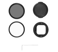 Filtro ND2-ND400 de 52 mm con adaptador ND2-ND400, filtro de lente de densidad media gris con adaptador para accesorios de fotografía negros 12/11