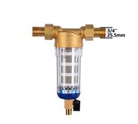 Filtro Osmosis Inversa, Purificador de prefiltro Filtro de agua de sedimento giratorio for toda la casa de prefiltro central Malla de acero inoxidable de retrolavado(DN20)
