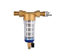 Filtro Osmosis Inversa, Purificador de prefiltro Filtro de agua de sedimento giratorio for toda la casa de prefiltro central Malla de acero inoxidable de retrolavado(DN15-01)