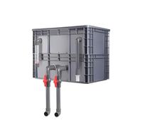 Filtro para Acuario, Caja de Goteo Grande para Filtro de Acuario - Kit de Filtro Externo para el Ciclo del Agua para estanques y peceras (60x40x44cm) - Caja de Goteo, no Incluye Bomba ni Mat
