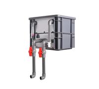 Filtro para Acuario, Caja de Goteo Grande para Filtro de Acuario - Kit de Filtro Externo para el Ciclo del Agua para estanques y peceras (60x40x44cm) - Caja de Goteo, no Incluye Bomba ni Mat