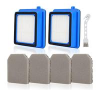 Filtro para aspiradora AEG QX7 QX6 QX8-2, piezas de repuesto para filtro AEG ASKW1 con 2 filtros premotor, 4 filtros higiénicos lavables, 1 cepillo de limpieza