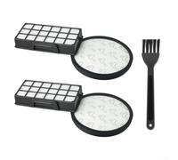 Filtro para aspiradora Rowenta-X-Trem Power Cyclonic RO69xx, RO72xx Cyclonic Aspiradora Ciclónica, Juego de filtros HEPA sustituye a 2 prefiltros, 2 filtros de escape, 1 cepillo de limpieza