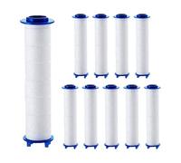 Filtro para cabezal de ducha, ablandador de agua dura, reemplazo de cartucho, filtración eficiente del cabezal de ducha para impurezas, elimina el olor de partículas nocivas, tecnología de hélice