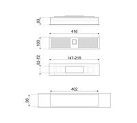 Filtro para Campana Extractora Smeg GRIDKDH12