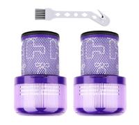 Filtro para Dyson V12, 2 Piezas Filtro Hepa para Dyson V12 Detect Slim Absolute Extra Total Clean Aspirador, Lavable, Filtro trasero Filtro de red HEPA Repuesto, Replacement Part # 971517-01