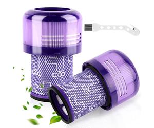 Filtro para Dyson V12 Absolute Total Clean/Extra/Fluffy, 2 Piezas de Repuesto para Aspiradora, Pieza de Reemplazo # 971517-01