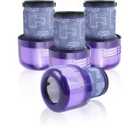 Filtro para Dyson V12, filtro de vacío de repuesto para aspiradora Dyson V 12 Detect Slim Absolute/Total Clean/Extra/Fluffy, sustituye # 971517-01 (4 unidades)