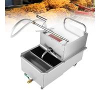 Filtro para freidora móvil de 55 L/14,5 galones, carro con filtro de aceite, 550 W, máquina de filtrado de aceite de cocina de acero inoxidable para restaurantes y cocinas, camión con filtro de acei