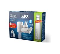 Laica RK50A Venecia, Sistema de filtración de agua para grifo, adaptadores incluidos, agua filtrada de calidad, hasta 900L, incluye 1 filtro de agua HYDROSMART+ Botella de Acero Inoxidable de 0.5 L