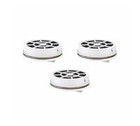 Laica FD03A Caja de 3 filtros de Carbono FAST DISK para Botella de filtración instantánea. filtran 120 litros de Agua, Blanco, 3 Unidades