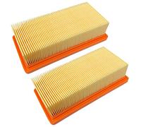 Filtro para Karcher 6.415-953.0 AD2 AD3 AD4 aspiradora, sin marco de goma (2 unidades)