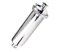 Filtro para manguera de jardín, Filtro en línea de triple abrazadera 38mm, colador SUS316 acero inoxidable, malla 20-500 for jardín doméstico, 1 unidad(80 Mesh)