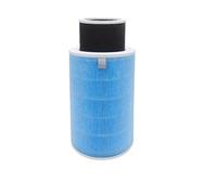 Filtro para Moto Ajuste del filtro de aire para purificador de aire Mi 1 2 2S 2C 2H 3 3C 3H purificador de aire H13 filtro HEPA de carbono antibacterias(Double filter blue)
