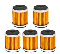Filtro para papel Sintético Plegado Alto Flujo Aceite Filtro | 5 unidades por pack, para papel filtrante sintético, alto flujo constante, compatible WR125 WR250