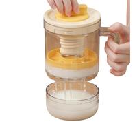 Filtro para yogur seco | Filtro reutilizable | Contenedor prensa para yogur grueso - Para zumo, té, suero de soja, queso, café, fruta, aperitivos, cocina alimentación sana casa