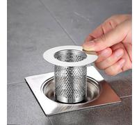 Filtro Pelos Ducha Acero Inoxidable, Antiobstrucción Filtro Desague Fregadero 3.3cm 2.5cm 2.8cm Gran Desplazamiento Filtros Desague Ducha para Cocinas, Baños, Balcones(25mm Long)