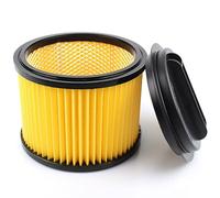 Filtro Plisado de Repuesto Premium con tapón de Rosca Adecuado para Einhell BT-VC 1115-2340280 | BT-VC 1115-2 - 2340287