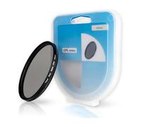 Filtro polarizador CPL, Ø 43 mm, Minimiza Reflejos de luz, Mejora claridad óptica y fidelidad del Color, Filtros polarizadores Circulares con Montura de Aluminio, Protector del Objetivo de la cámara