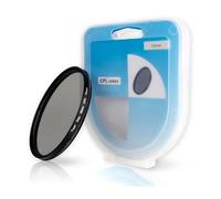 Filtro polarizador CPL, Ø 72 mm, Minimiza Reflejos de luz, Mejora claridad óptica y fidelidad del Color, Filtros polarizadores Circulares con Montura de Aluminio, Protector del Objetivo de la cámara